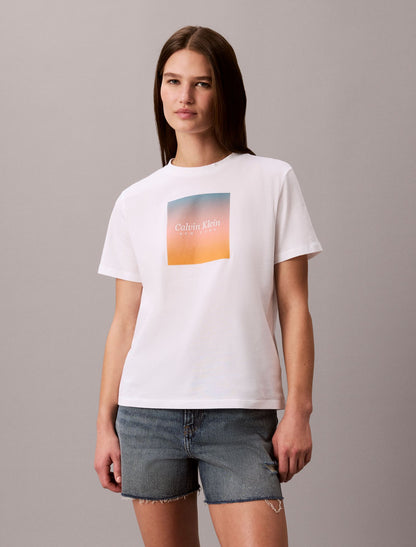 Sunset Graphic Classic Tee - Calvin Klein Women
