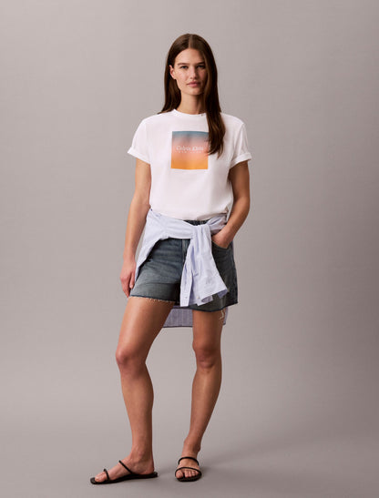 Sunset Graphic Classic Tee - Calvin Klein Women