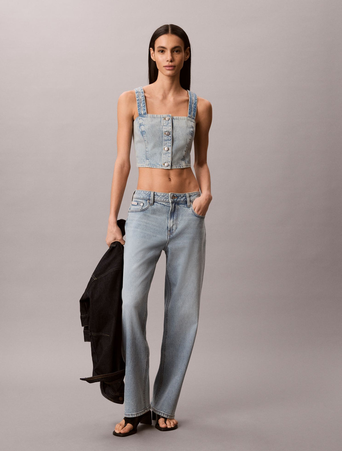 Denim Trucker Tank Top - Calvin Klein Women