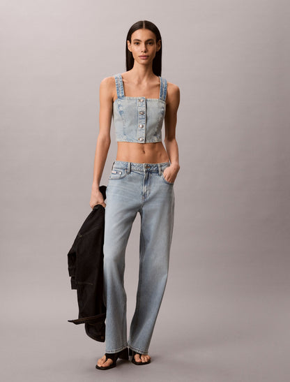 Denim Trucker Tank Top - Calvin Klein Women