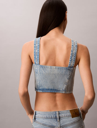 Denim Trucker Tank Top - Calvin Klein Women