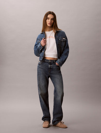 Felt Logo Graphic Classic T-Shirt - Calvin Klein Women