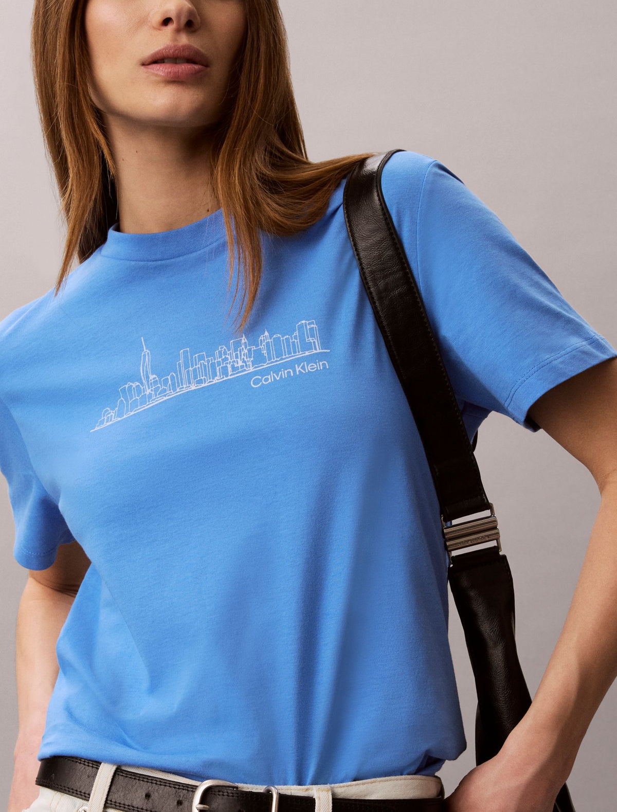 New York Cityscape Classic Graphic Tee - Calvin Klein Women