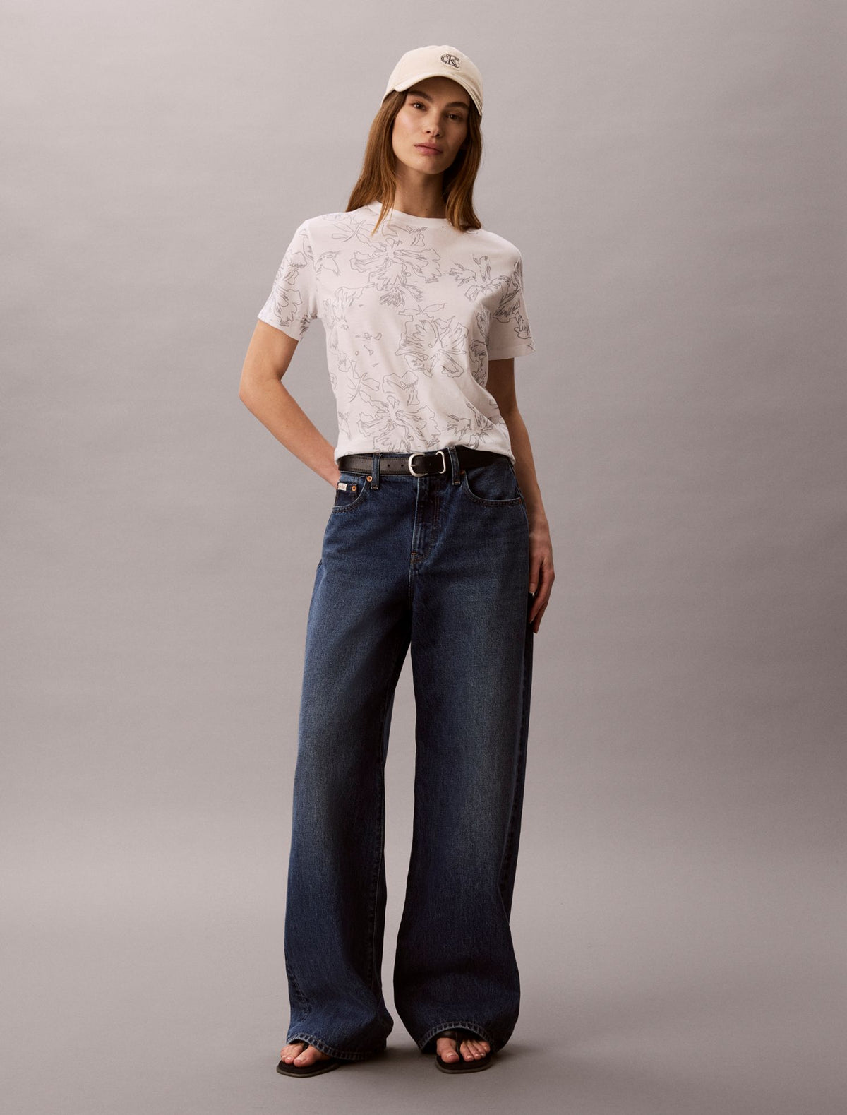 Floral Graphic Classic Tee - Calvin Klein Women