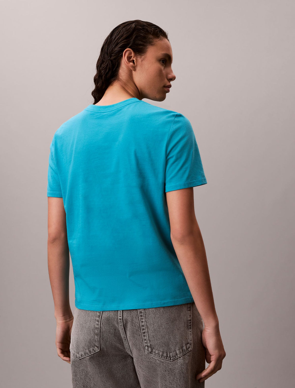 Glitter Logo Graphic Classic T-Shirt - Calvin Klein Women