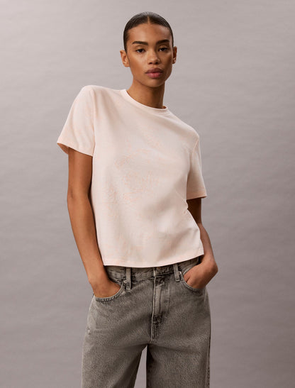 Floral Graphic Classic Tee - Calvin Klein Women