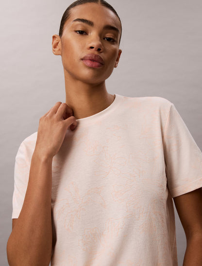 Floral Graphic Classic Tee - Calvin Klein Women