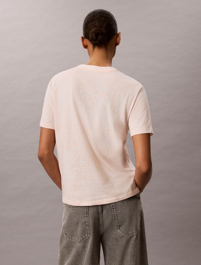Floral Graphic Classic Tee - Calvin Klein Women
