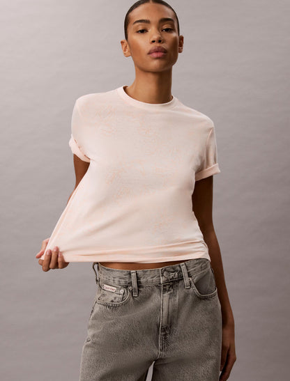 Floral Graphic Classic Tee - Calvin Klein Women