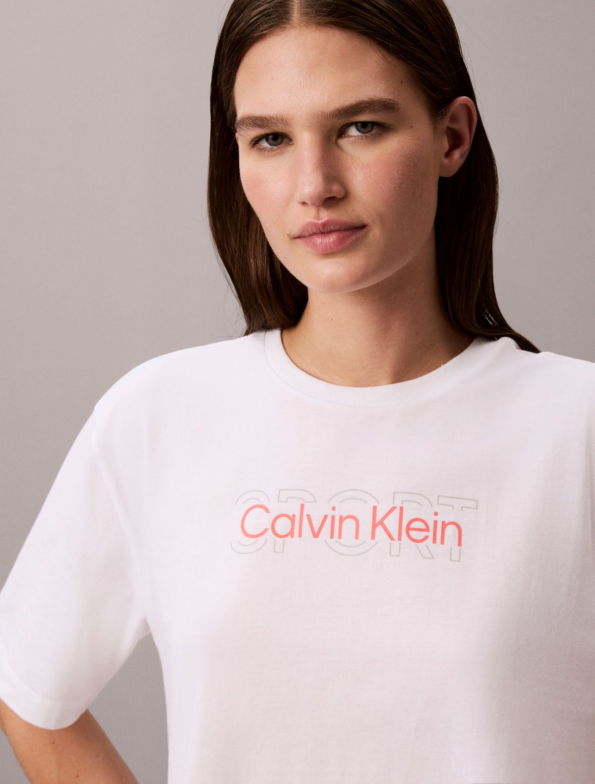 Commuter Boxy Cropped T-Shirt - Calvin Klein Women