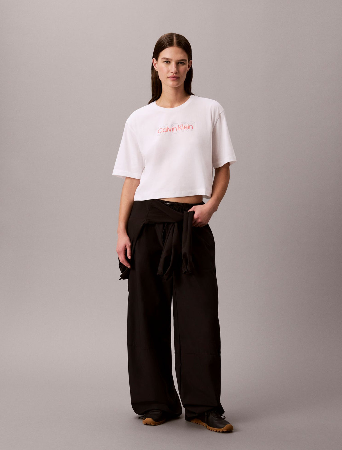 Commuter Boxy Cropped T-Shirt - Calvin Klein Women