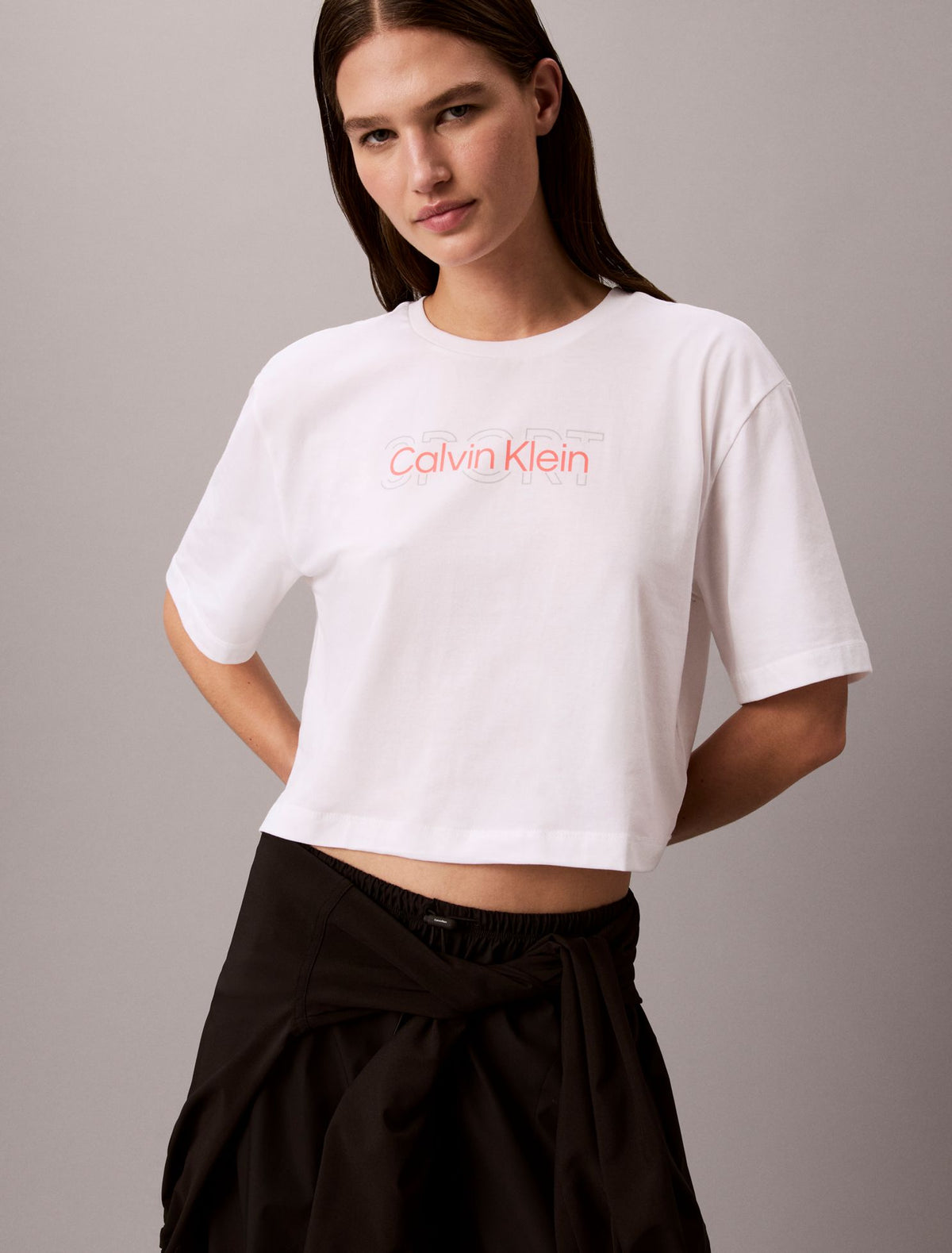 Commuter Boxy Cropped T-Shirt - Calvin Klein Women