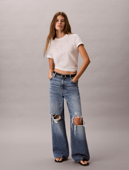 Floral Print Classic T-Shirt - Calvin Klein Women