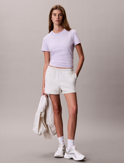 Logo Font Graphic Slim T-Shirt - Calvin Klein Women