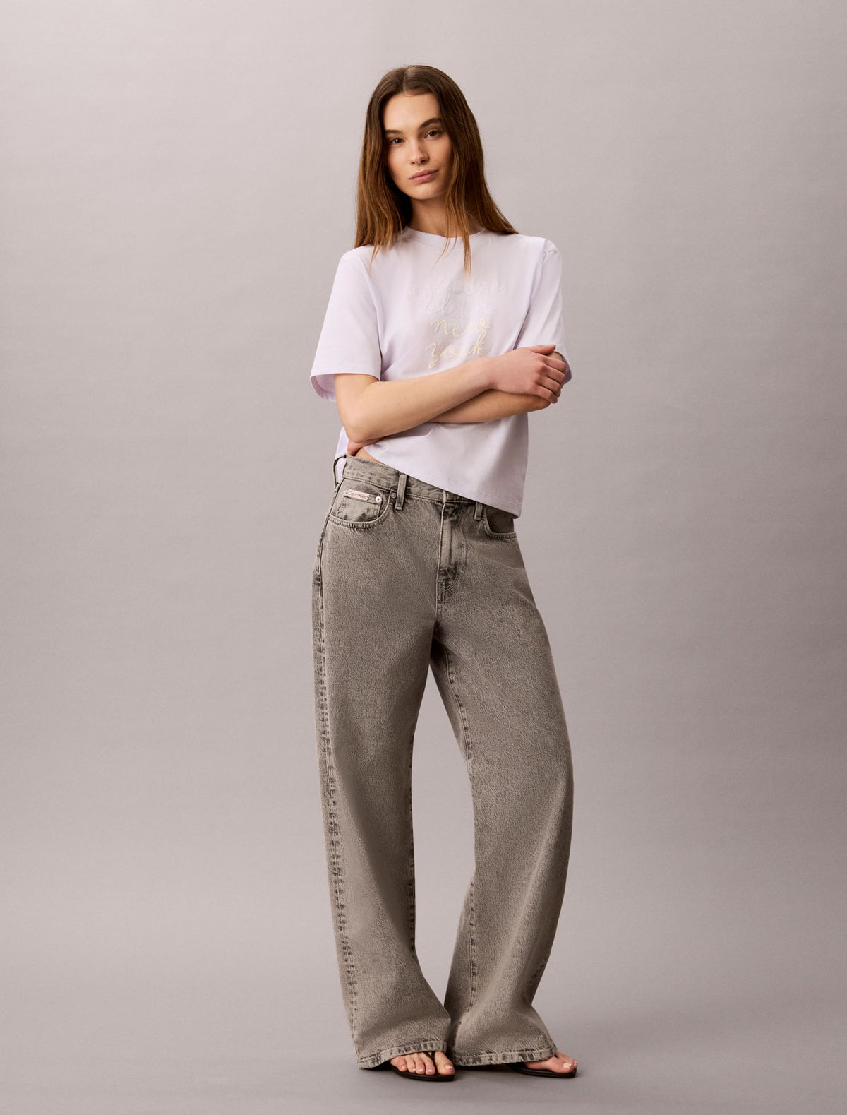 Boxy CK NY Graphic Tee - Calvin Klein Women