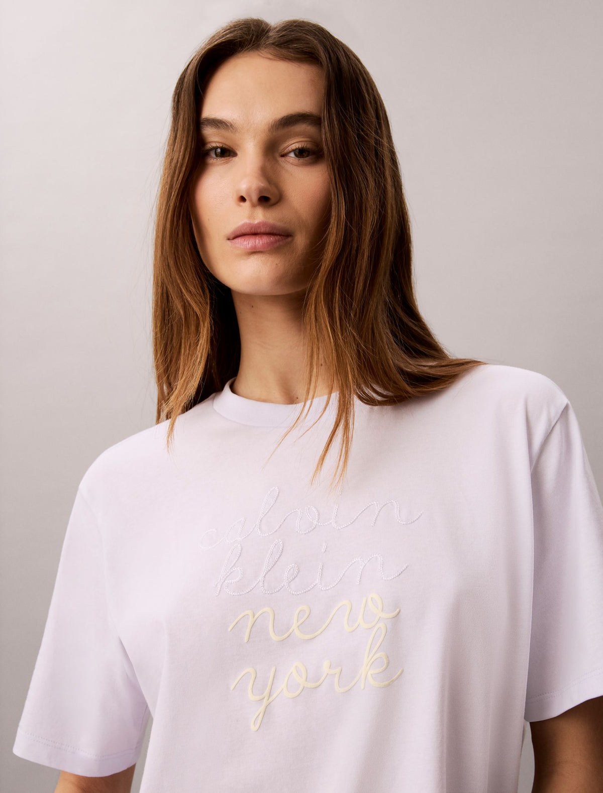 Boxy CK NY Graphic Tee - Calvin Klein Women
