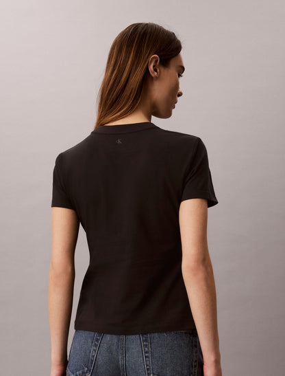 Slim Tiered Logo Graphic Tee - Calvin Klein Women