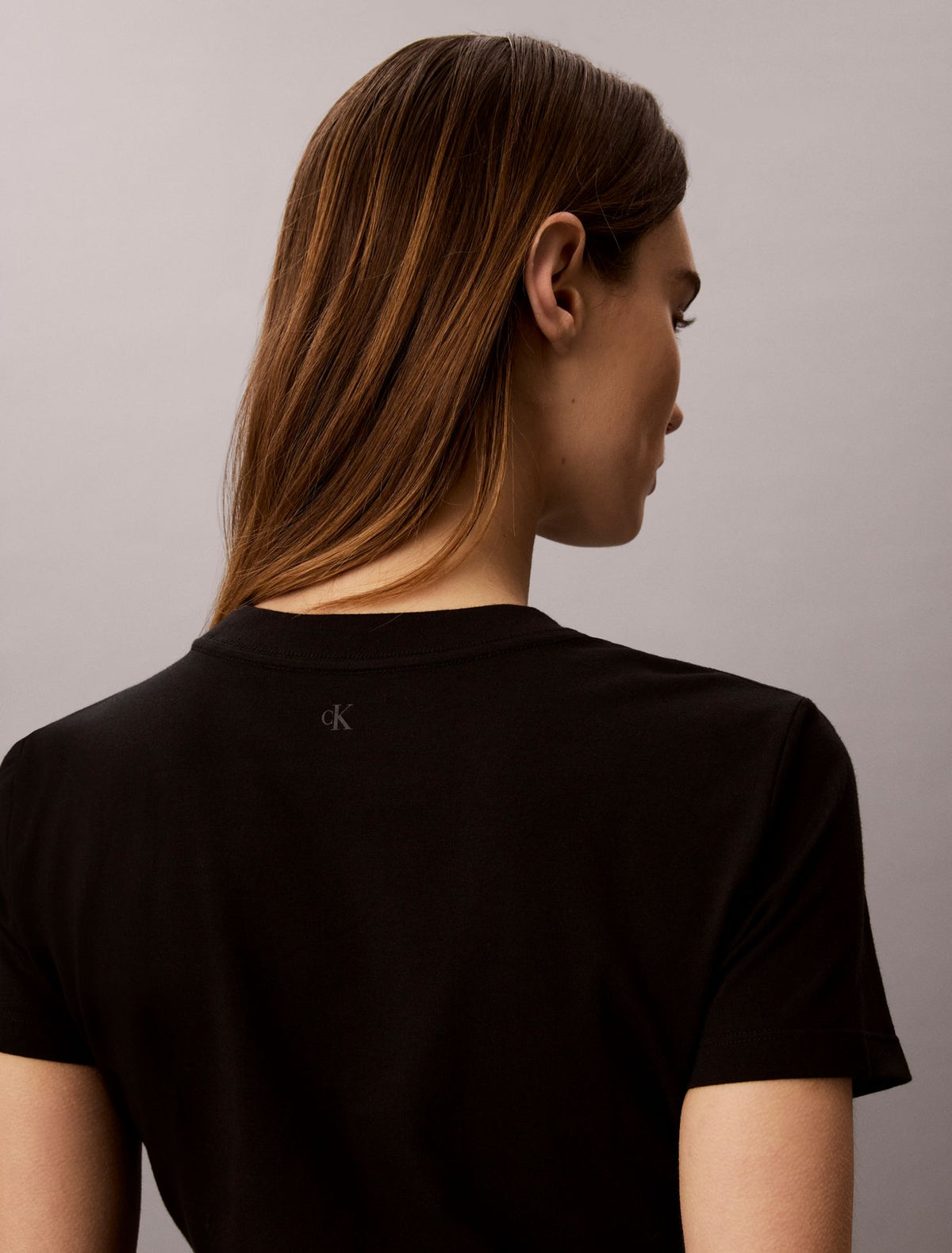 Slim Tiered Logo Graphic Tee - Calvin Klein Women