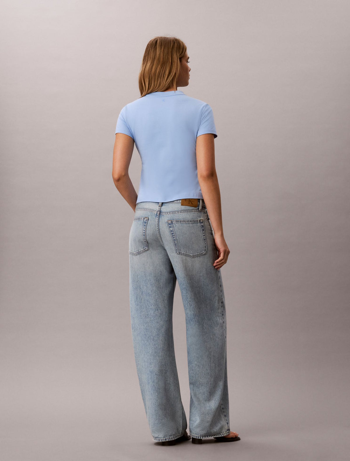 Slim Tiered Logo Graphic Tee - Calvin Klein Women
