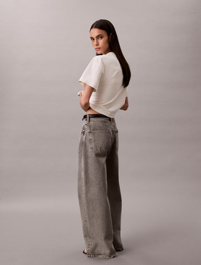 Logo Font Graphic Boxy T-Shirt - Calvin Klein Women