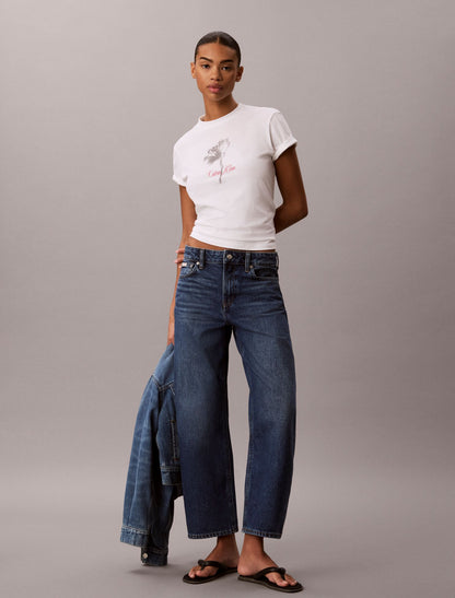 Floral Graphic Classic Tee - Calvin Klein Women