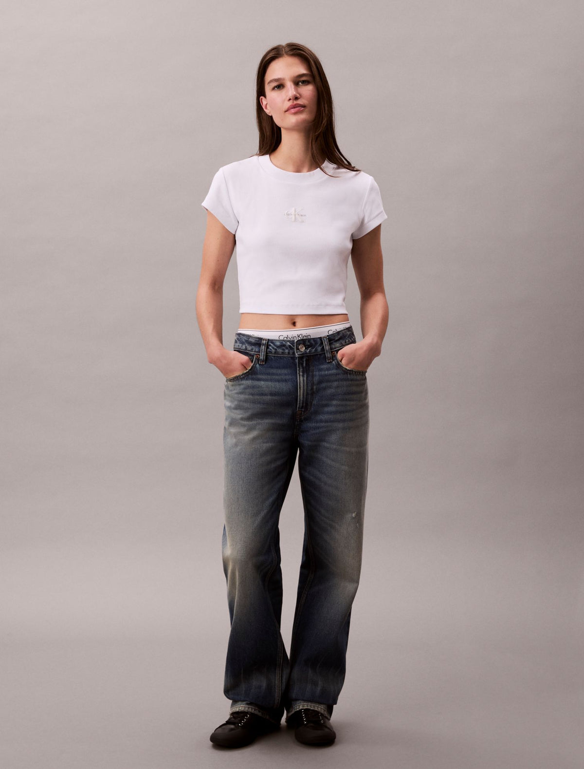 Monologo Baby Tee - Calvin Klein Women