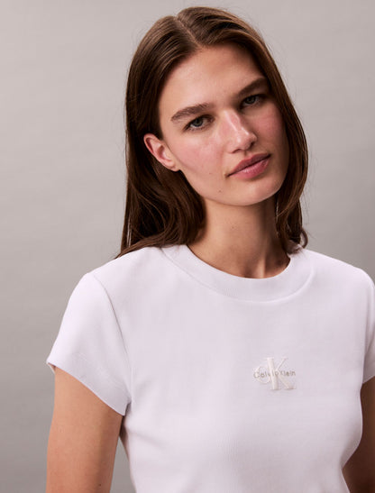 Monologo Baby Tee - Calvin Klein Women