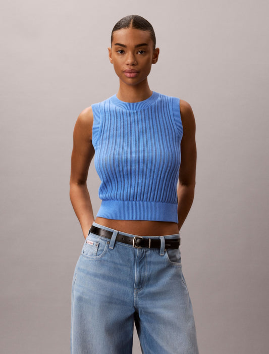 Open Stitch Sweater Tank - Calvin Klein Women