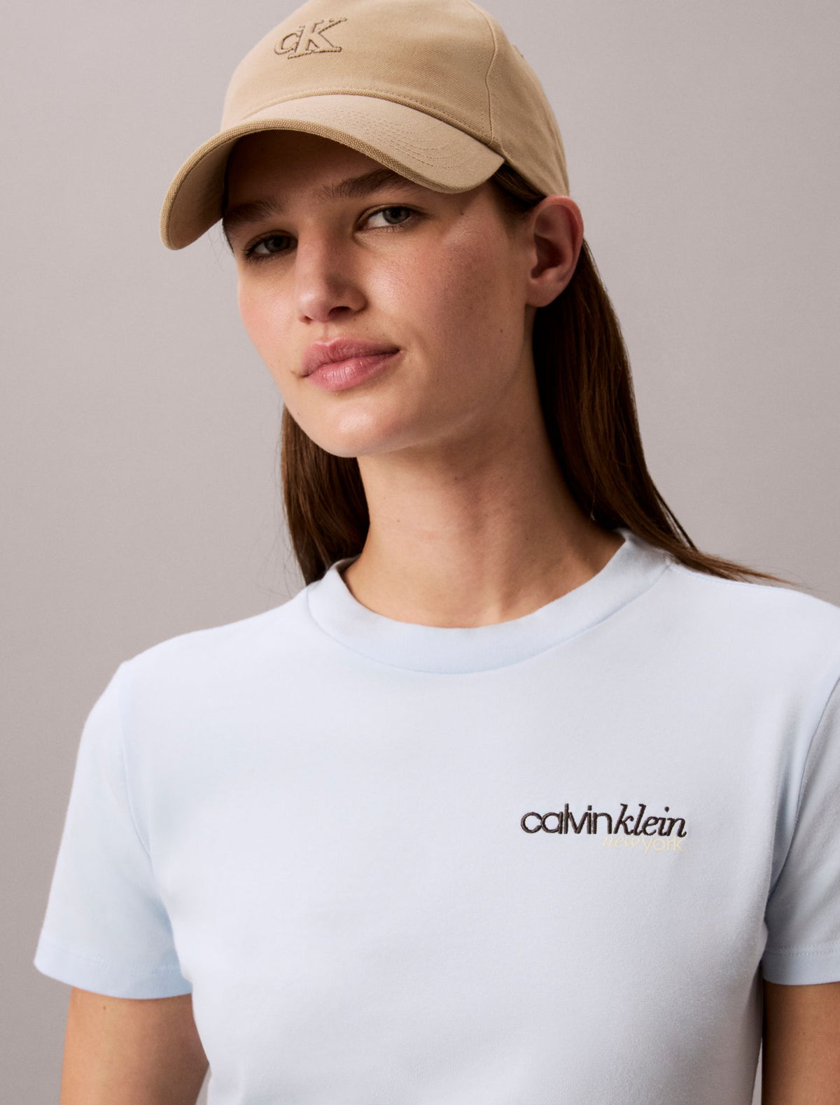 Logo Graphic Slim T-Shirt - Calvin Klein Women
