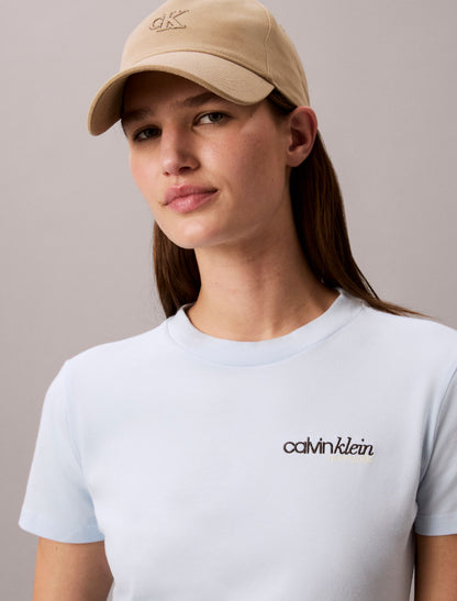 Logo Graphic Slim T-Shirt - Calvin Klein Women