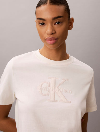 Baby Terry Monologo Graphic Tee - Calvin Klein Women