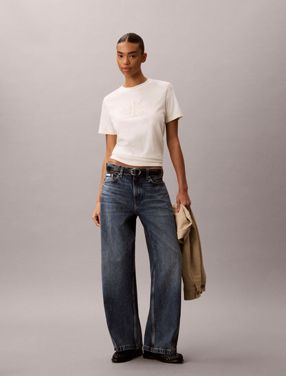 Baby Terry Monologo Graphic Tee - Calvin Klein Women