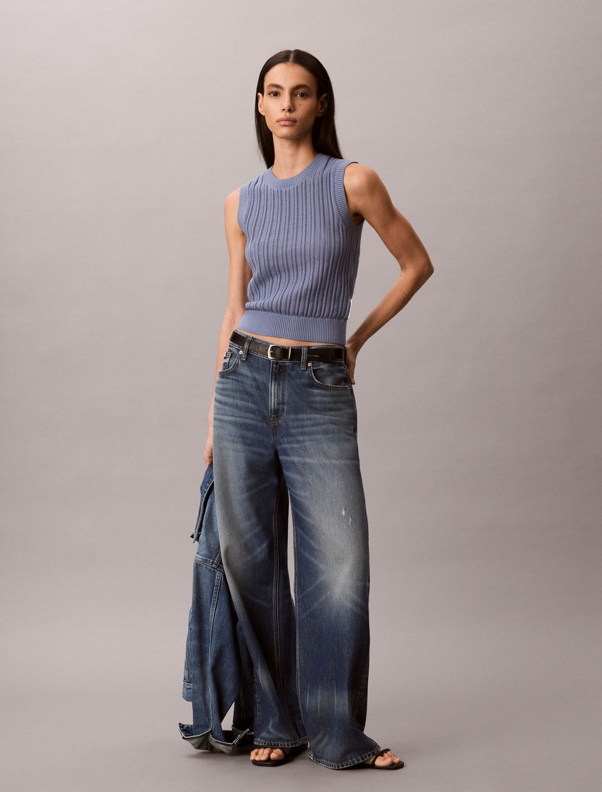 Open Stitch Sweater Tank - Calvin Klein Women