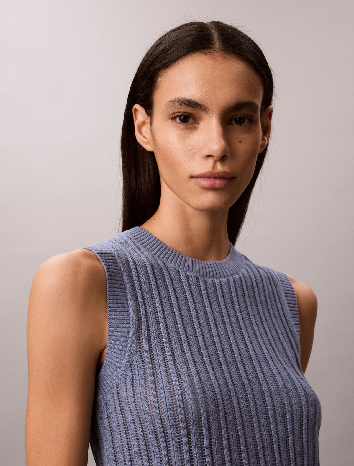 Open Stitch Sweater Tank - Calvin Klein Women