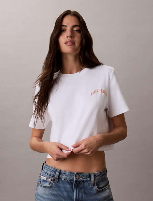 Heritage Classic Cropped T-Shirt - Calvin Klein Women