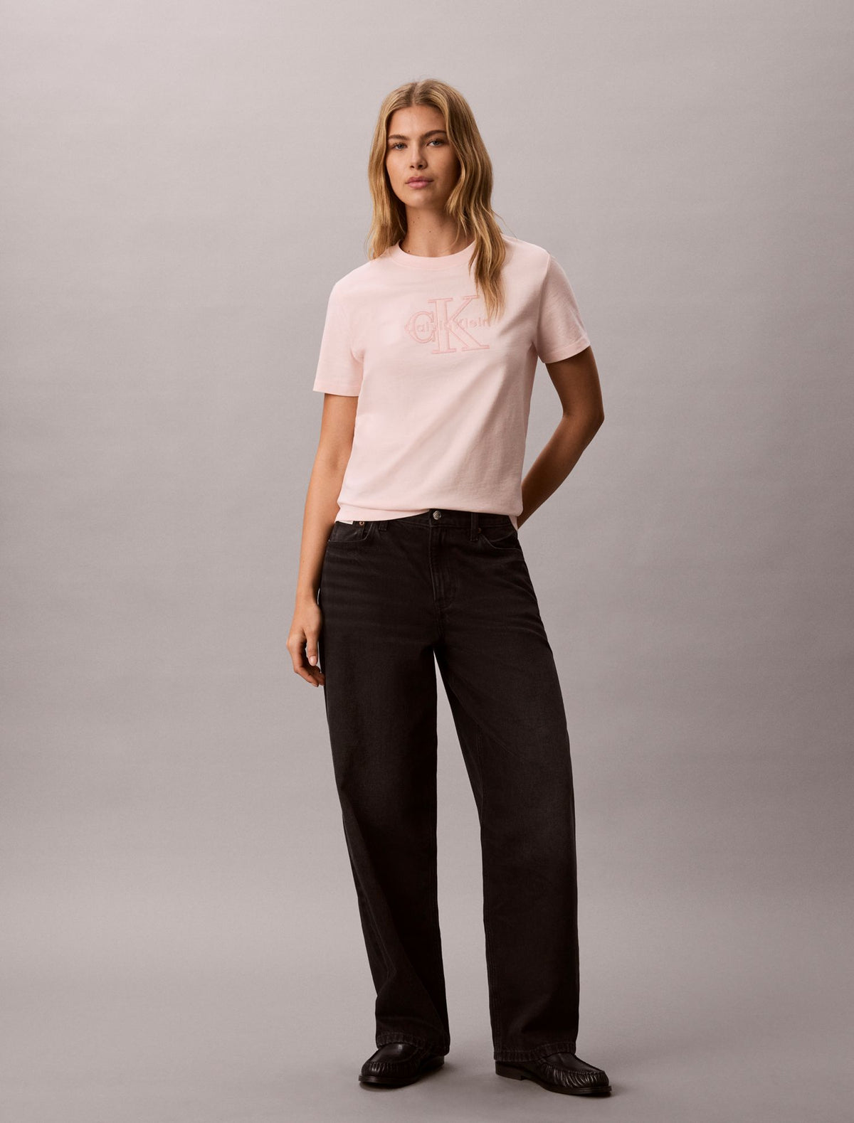 Baby Terry Monologo Graphic Tee - Calvin Klein Women