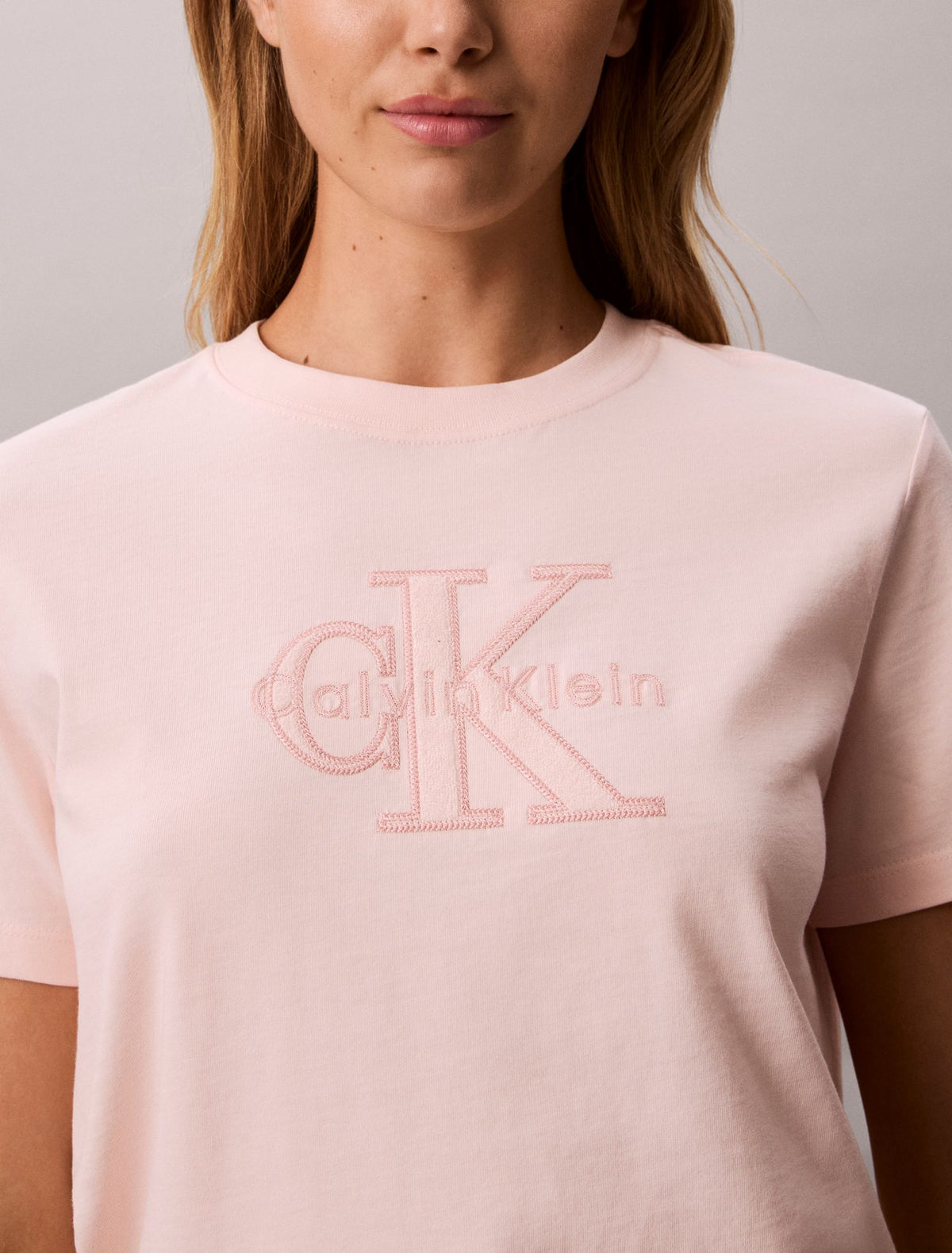 Baby Terry Monologo Graphic Tee - Calvin Klein Women