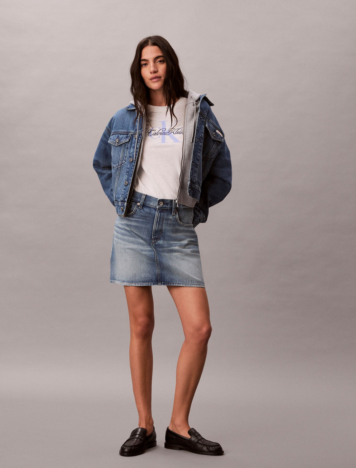 Script Monologo Graphic Classic T-Shirt - Calvin Klein Women