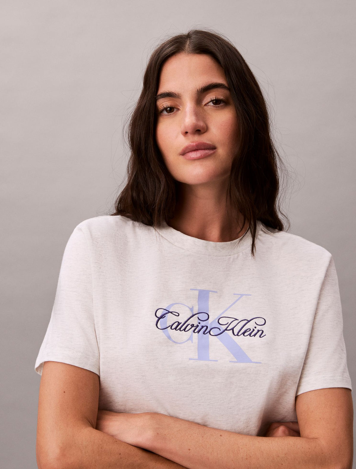 Script Monologo Graphic Classic T-Shirt - Calvin Klein Women