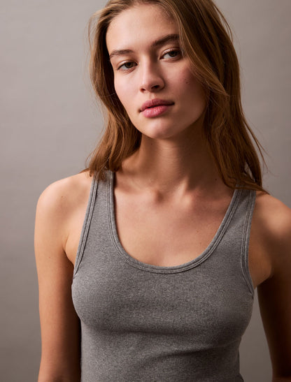Cotton Contour Rib Tank - Calvin Klein Women
