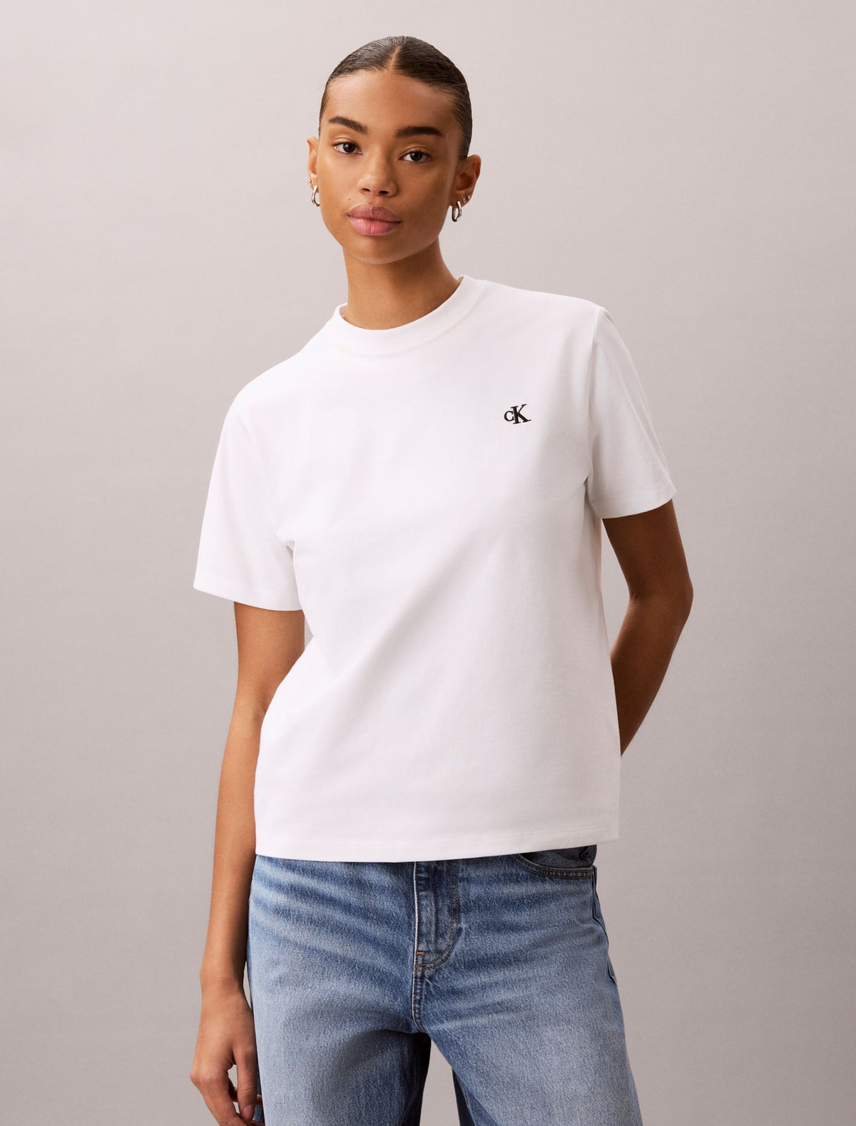 Sun Graphic Cooling Jersey Classic Tee - Calvin Klein Women