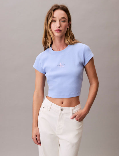 Monologo Baby Tee - Calvin Klein Women