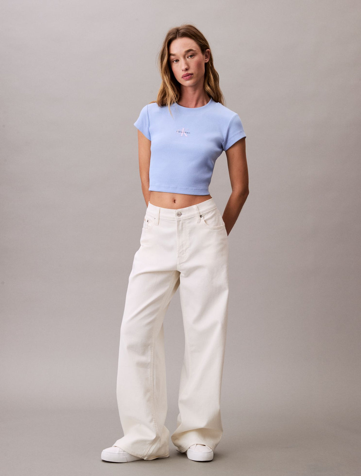 Monologo Baby Tee - Calvin Klein Women
