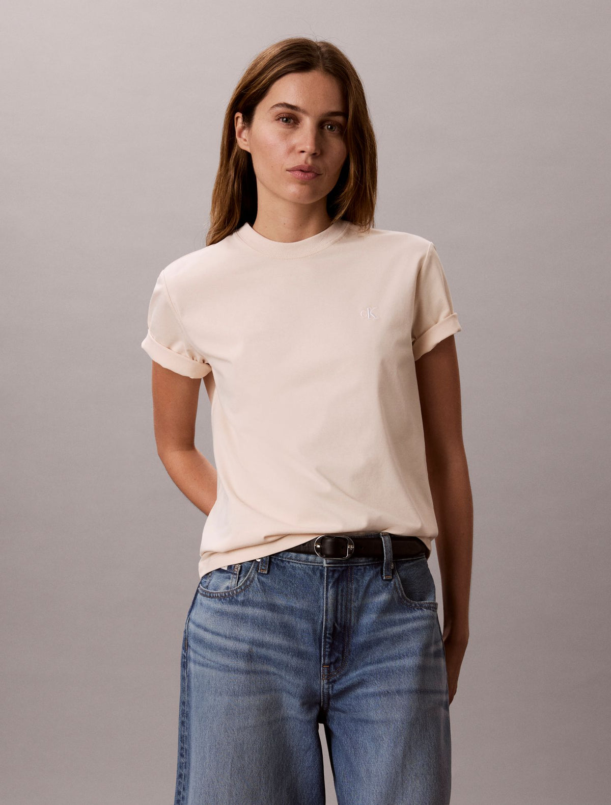 Sun Graphic Cooling Jersey Classic Tee - Calvin Klein Women