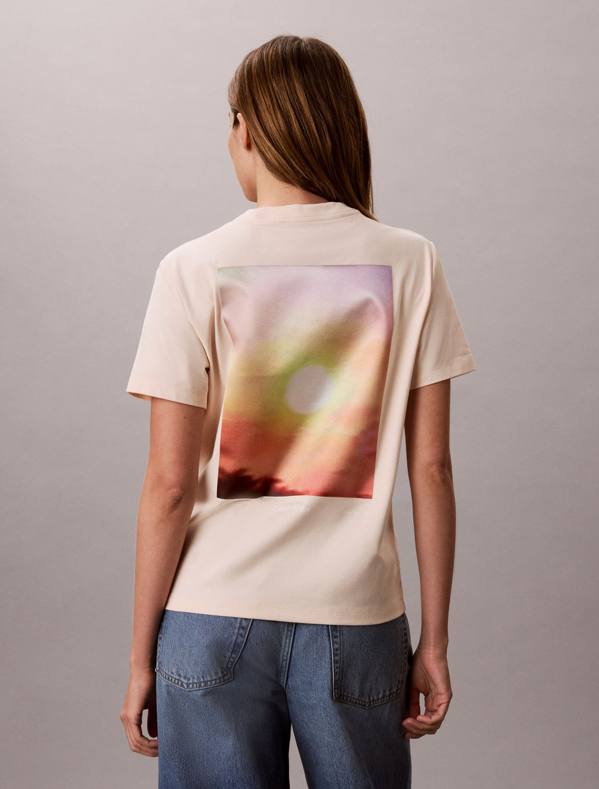 Sun Graphic Cooling Jersey Classic Tee - Calvin Klein Women