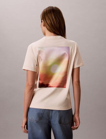 Sun Graphic Cooling Jersey Classic Tee - Calvin Klein Women