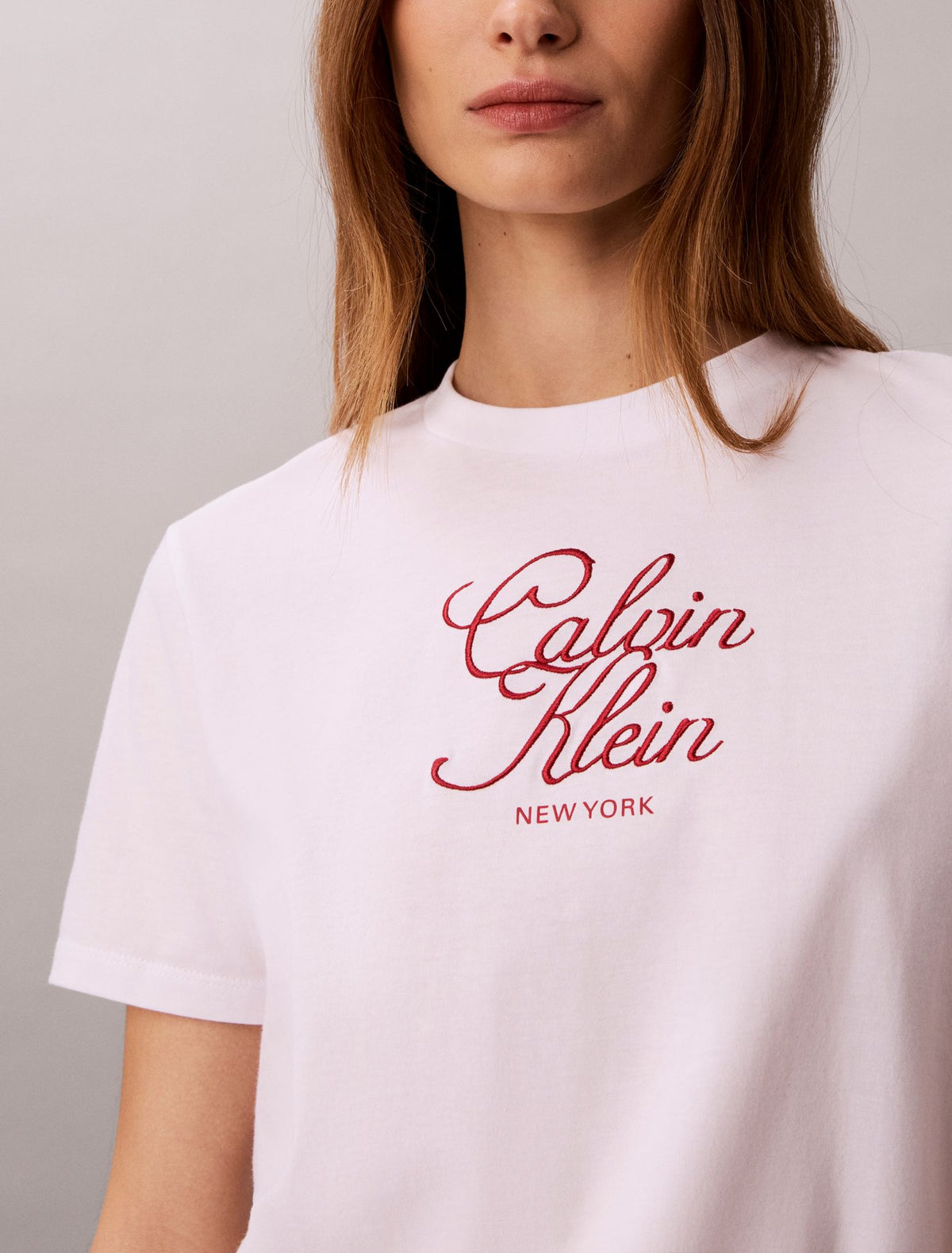 Script Logo Graphic Classic T-Shirt - Calvin Klein Women