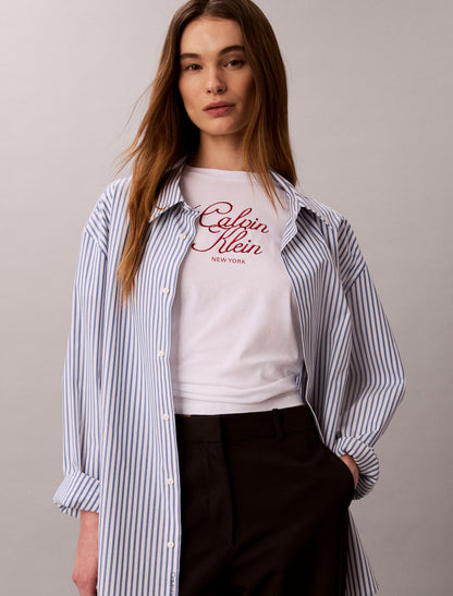 Script Logo Graphic Classic T-Shirt - Calvin Klein Women