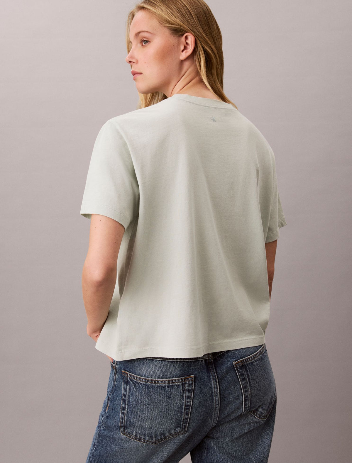 Boxy Graphic Logo Tee - Calvin Klein Women