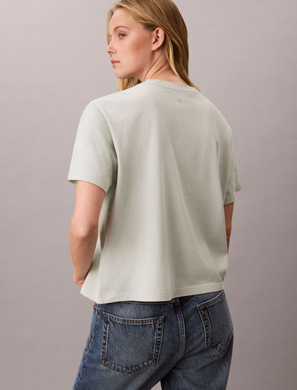 Boxy Graphic Logo Tee - Calvin Klein Women